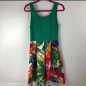 Neiman Marcus spring floral dress size 10